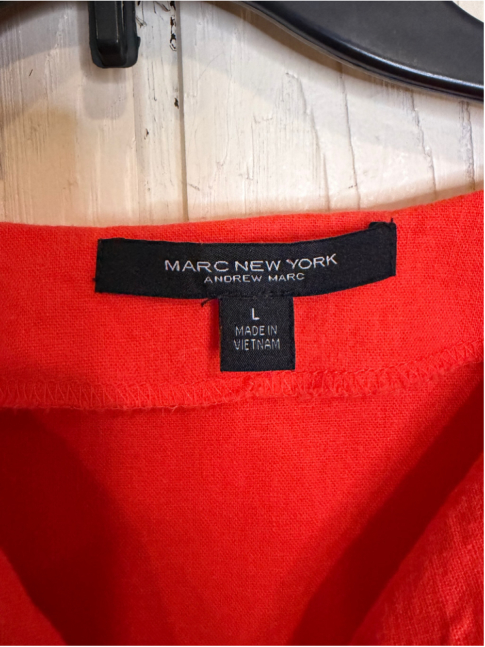 Women's Marc New York Red Tiered Blouse Size L